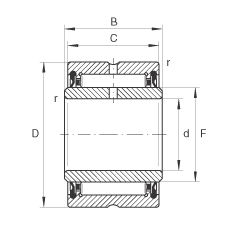 LS NA4910-2RSR, ߴϵ 49ɂ(c)ܷ