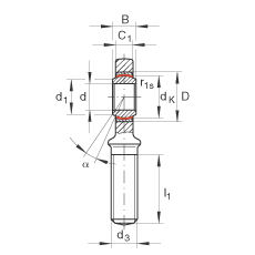 US GAR60-UK-2RS, (j) DIN ISO 12 240-4 ˜ݼySoɂȴܷ