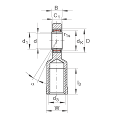 US GIR60-UK-2RS, (j) DIN ISO 12 240-4 (bio)(zhn)(ni)ݼySo(h)ɂ(c)ܷ