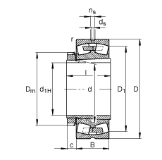 {(dio)ĝLS 22348-K-MB + H2348X, (j) DIN 635-2 ˜ʵҪߴ, F׺;o