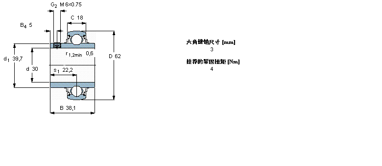 SKF Y-YAR206-2FW/VA228ӱDƬ
