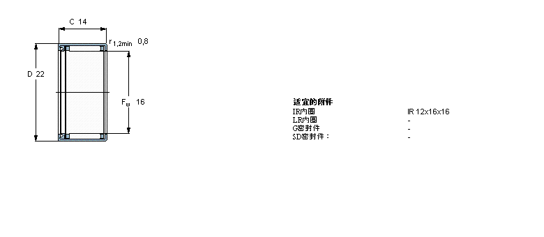 SKF LHK1614RSӱDƬ
