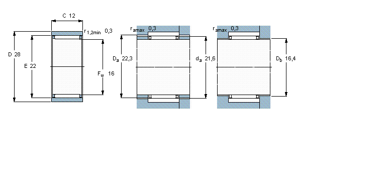 SKF LRNAO16x28x12ӱDƬ