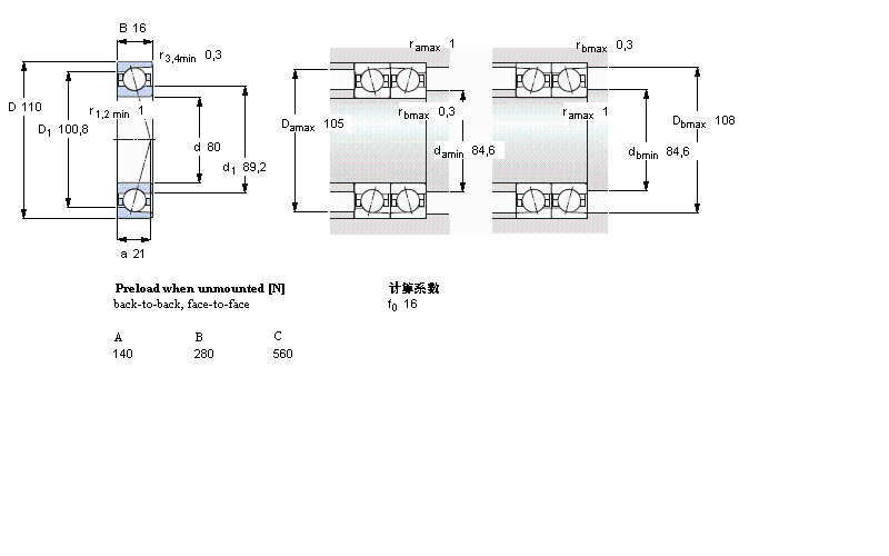SKF ǽ|71916CD/P4AӱDƬ